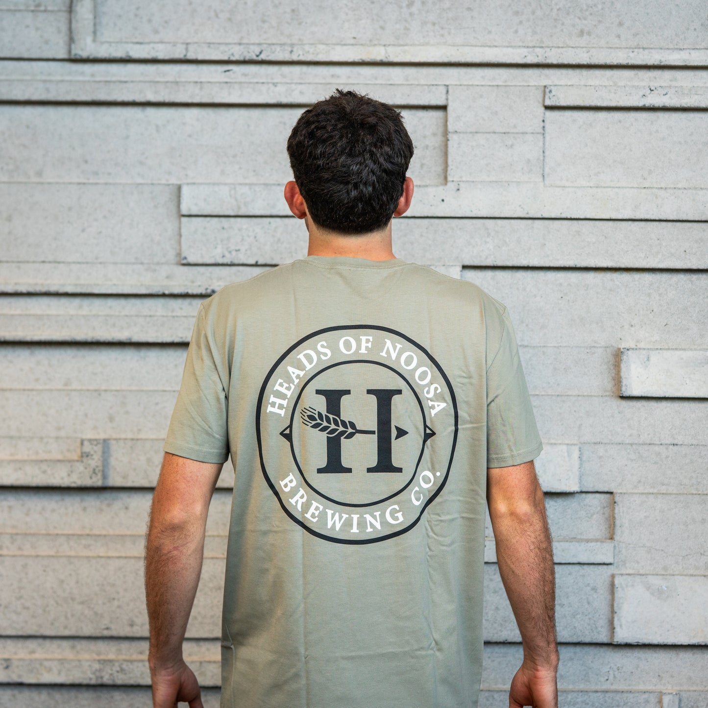 OG Logo Tee | Eucalyptus - Black/White - Heads of Noosa Brewing Co.