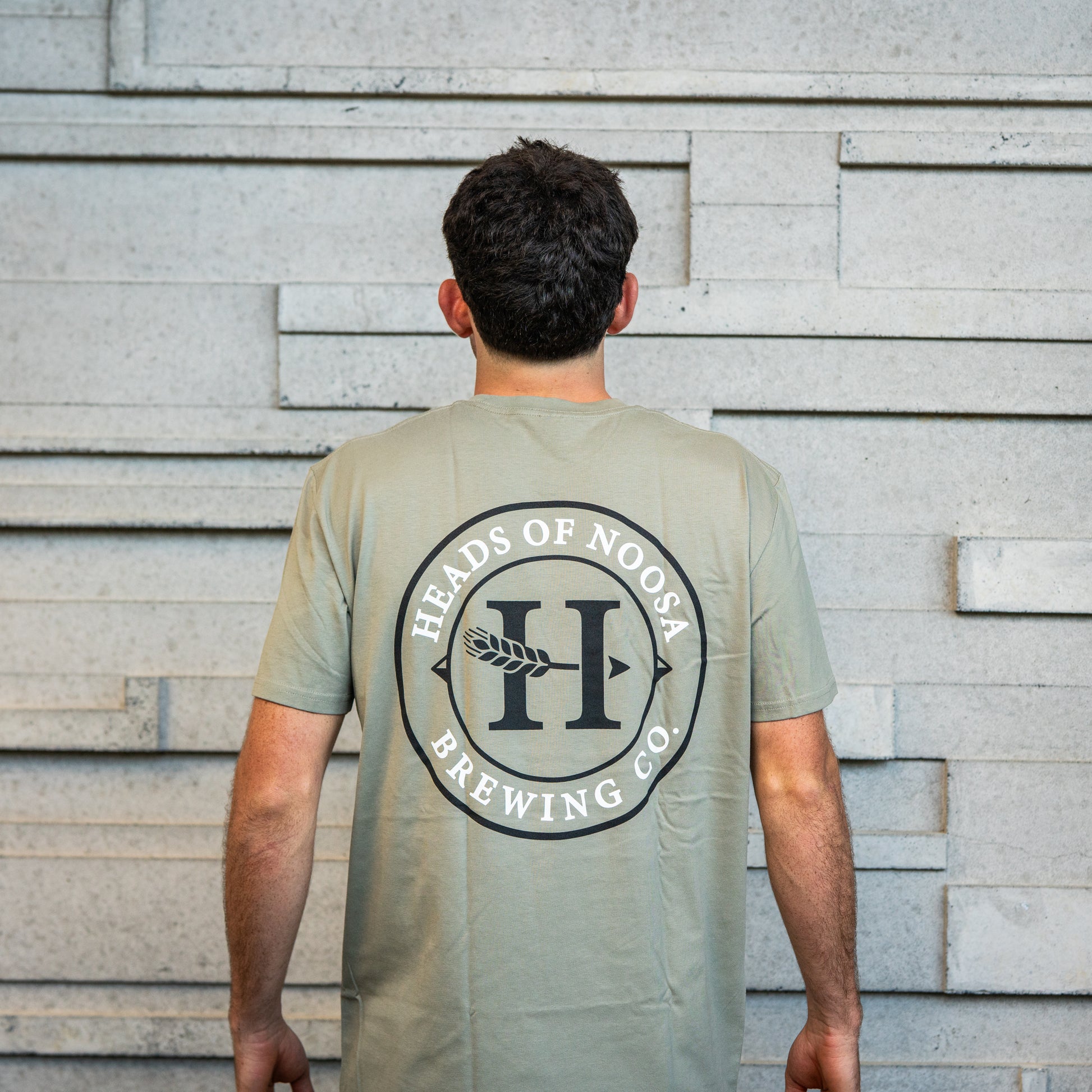 OG Logo Tee | Eucalyptus - Black/White - Heads of Noosa Brewing Co.