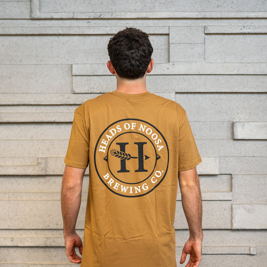 OG Logo Tee | Camel - Black/White - Heads of Noosa Brewing Co.