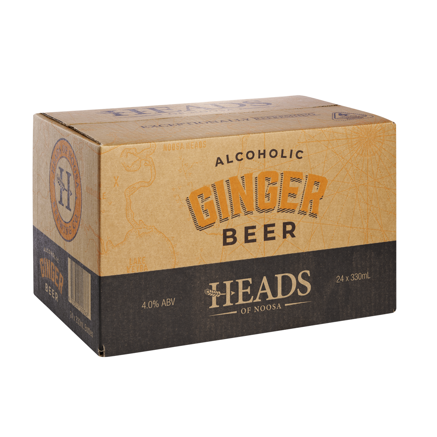 Alcoholic Ginger Beer | Carton - Heads of Noosa Brewing Co.
