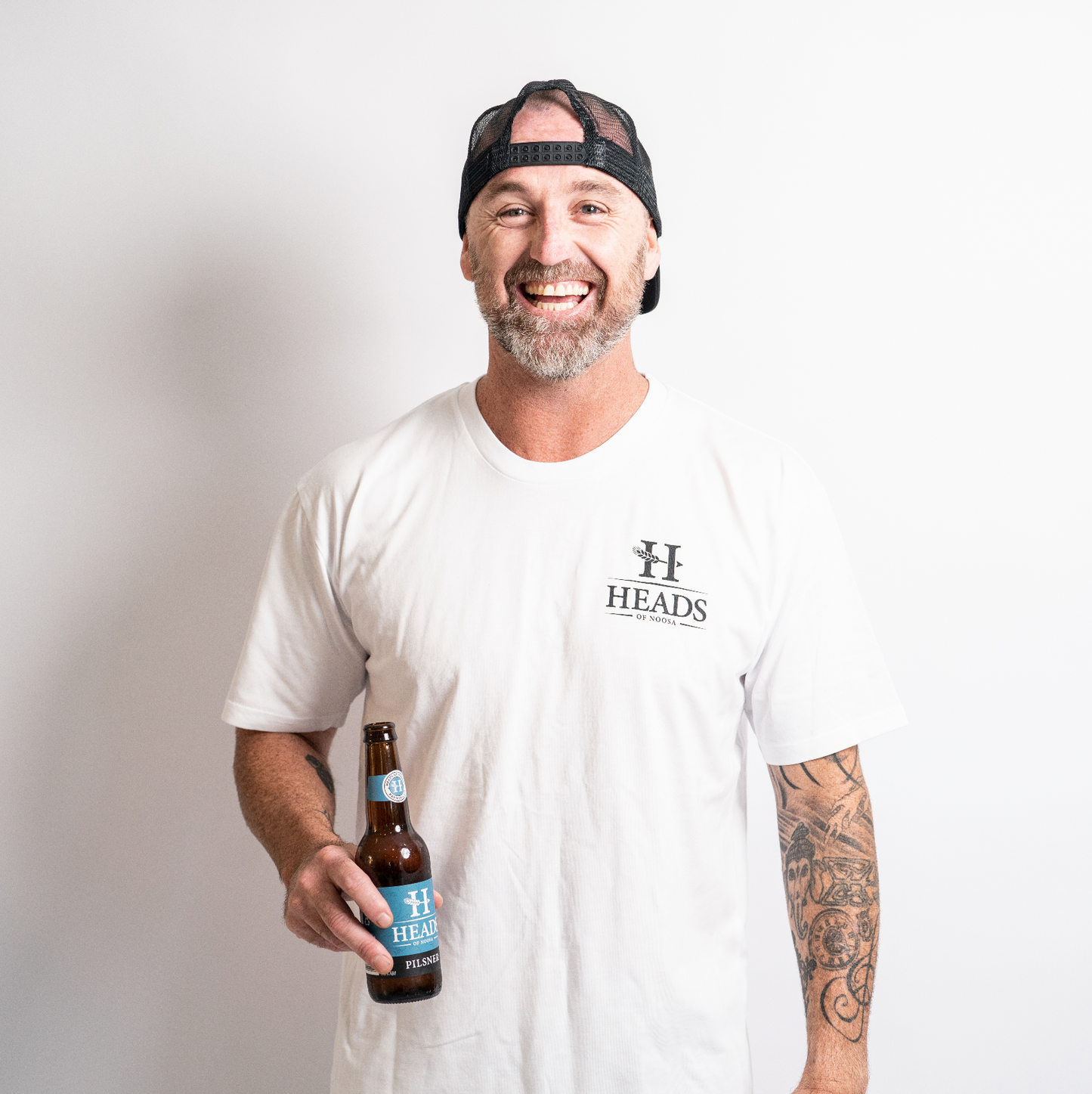 OG Logo Tee | White - Heads of Noosa Brewing Co.