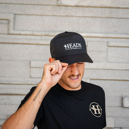 Icon Surf Cap | Black with White Logo