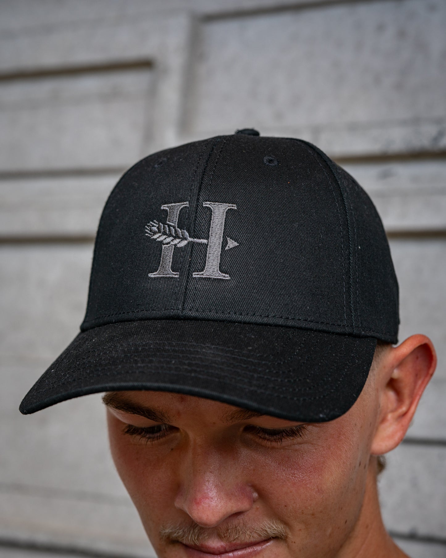 Icon Cap | Black with Grey Logo - Heads of Noosa Brewing Co.