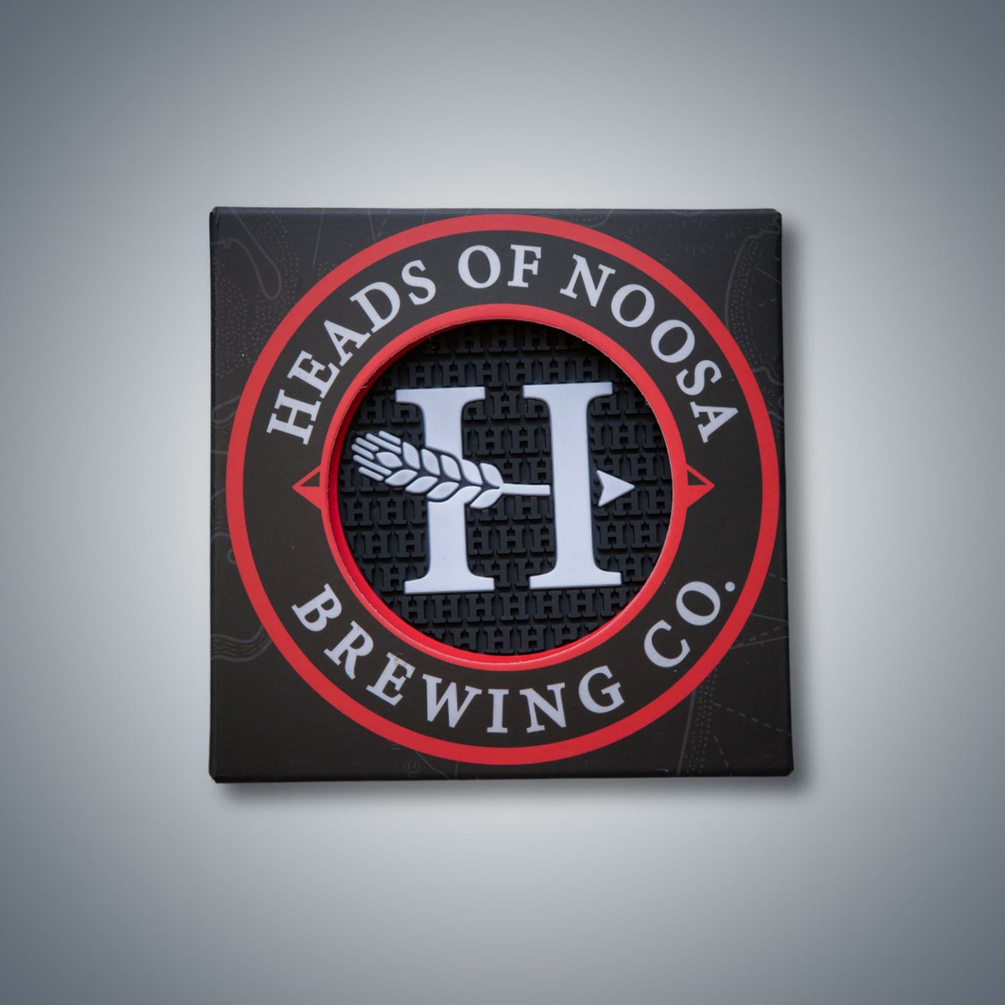 Rubber Coasters - Mini Beer Mats - Heads of Noosa Brewing Co.